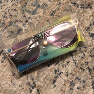 Quay gold sunglasses